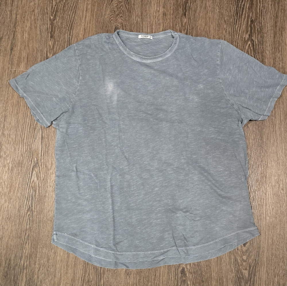 Buck Mason Light Gray Short Sleeve Slub Tee Size XXL